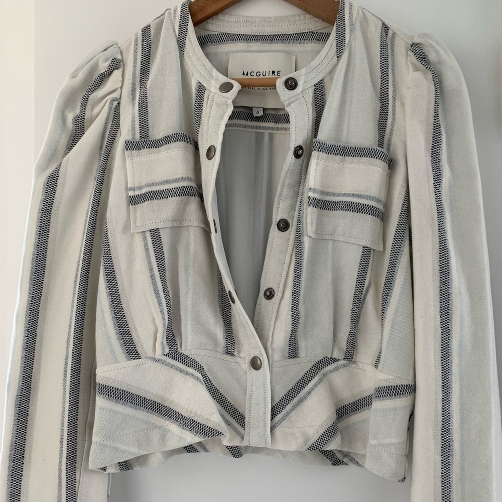 Anthropologie jacket with puffed sleeves - Picture 1 of 5